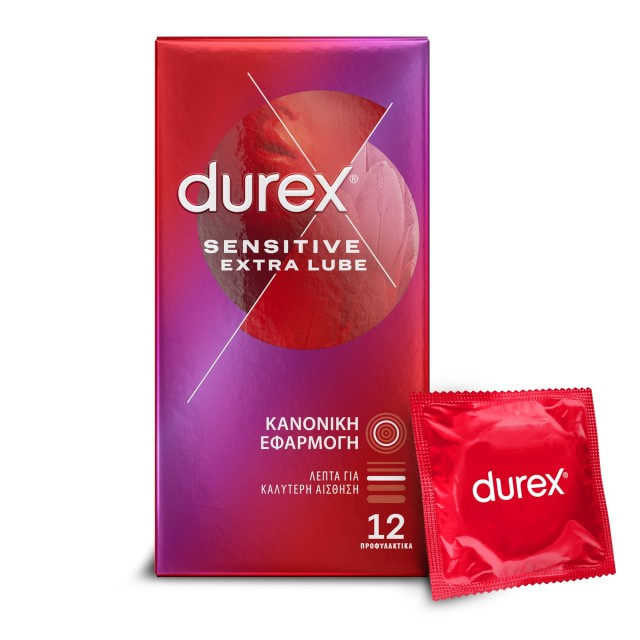 Durex Sensitive Extra Lube 12pcs