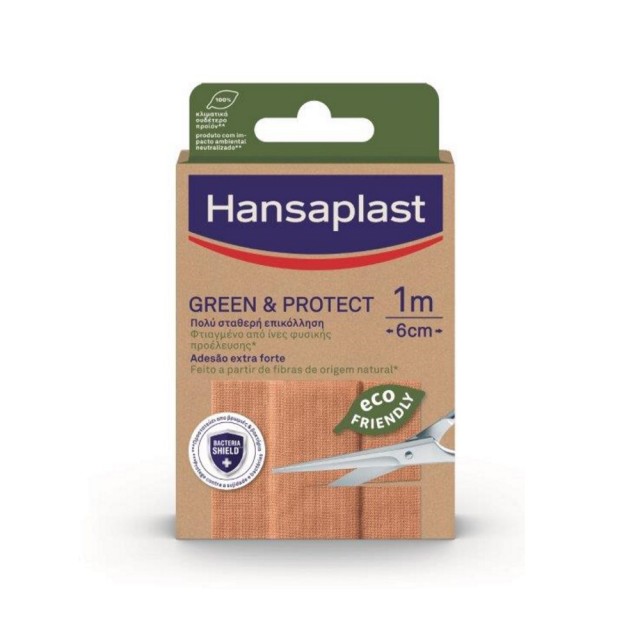 Hansaplast Green & Protect 1mx6cm