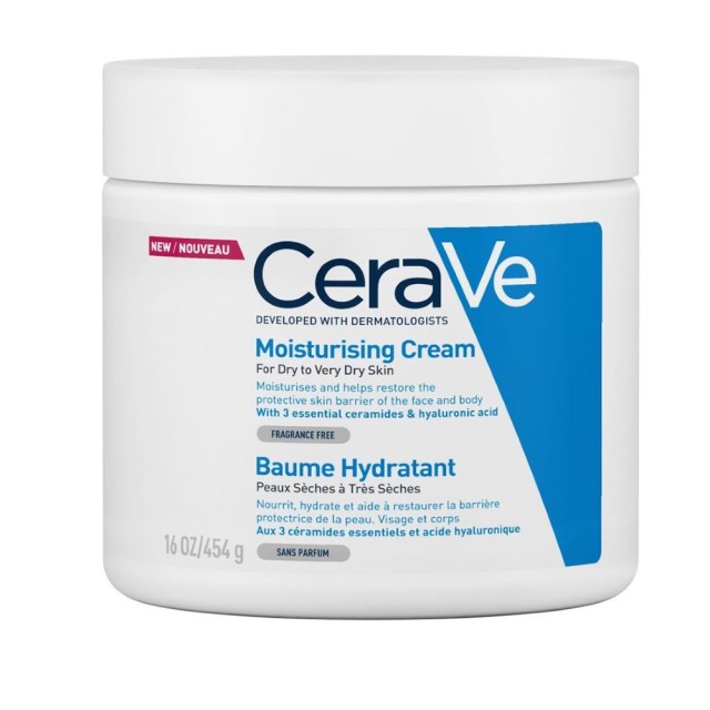 CeraVe Moisturizing Cream 454gr (Ενυδατική Κρέμα Προσώπου & Σώματος)
