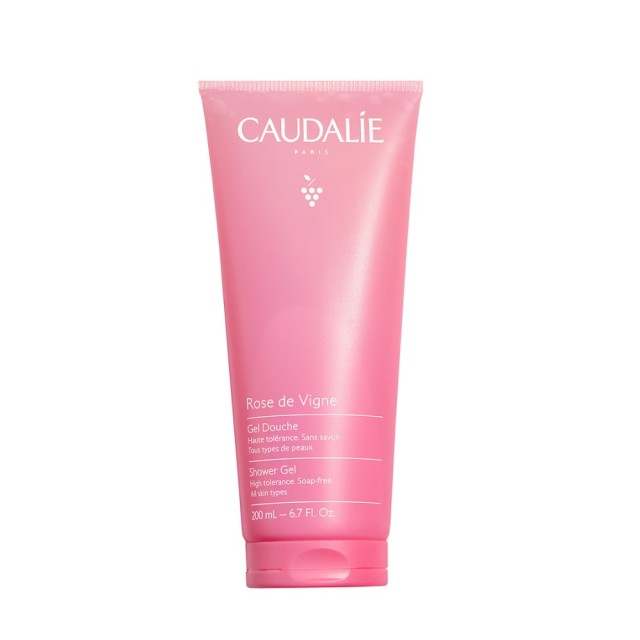 Caudalie Rose de Vigne Shower Gel 200ml (Αφρόλουτρο με Νότες Τριαντάφυλλου, Ραβέντι & Μόσχου)