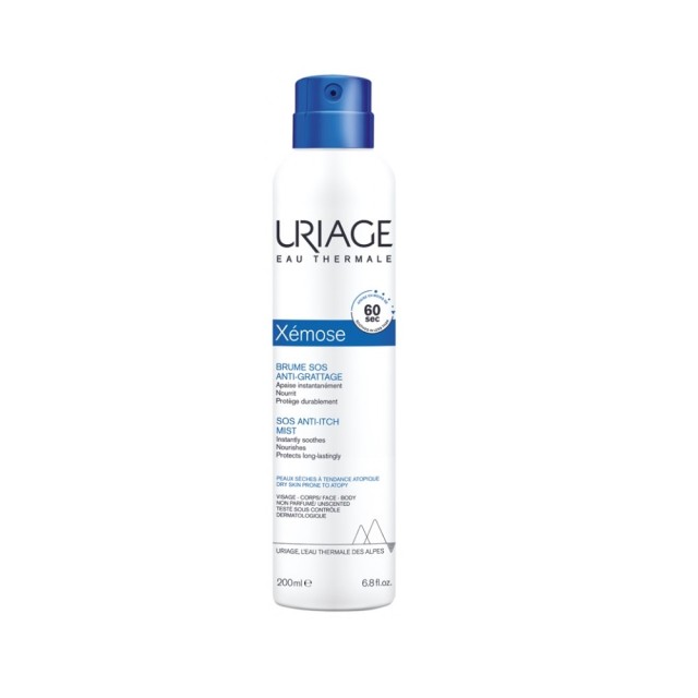 Uriage Xemose SOS AntI-Itch Mist 200ml (Λεπτόρευστο Mist Κατά του Κνησμού Λόγω Ξηρότητας)