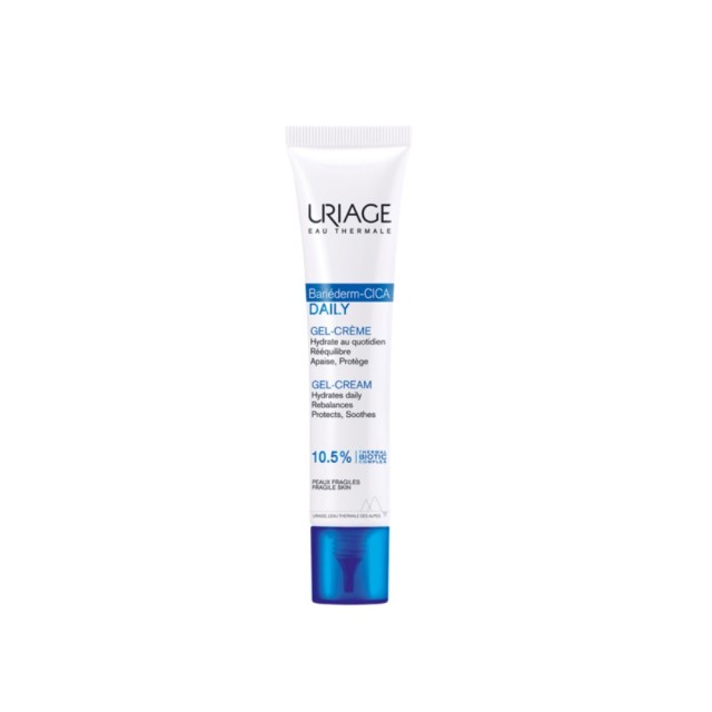 Uriage Bariederm Cica Daily Gel Cream 40ml (Ενυδατική Κρέμα/Τζελ Ελαφριάς Υφής για την Ευαίσθητη Επι