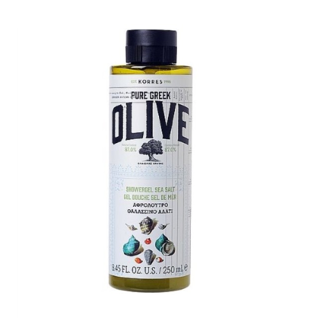 Korres Pure Greek Olive Showergel Sea Salt 250ml