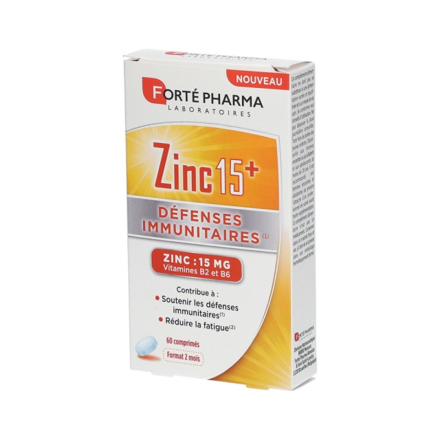 Forte Pharma Zinc 15+ 60tabs