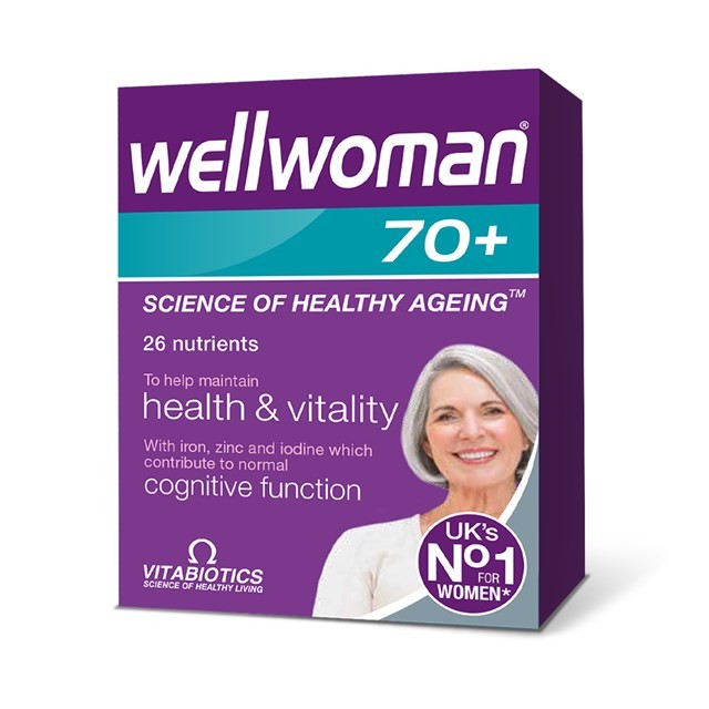 Vitabiotics Wellwoman 70+ 30tabs (Πολυβιταμίνη για Γυναίκες Άνω των 70 Ετών)