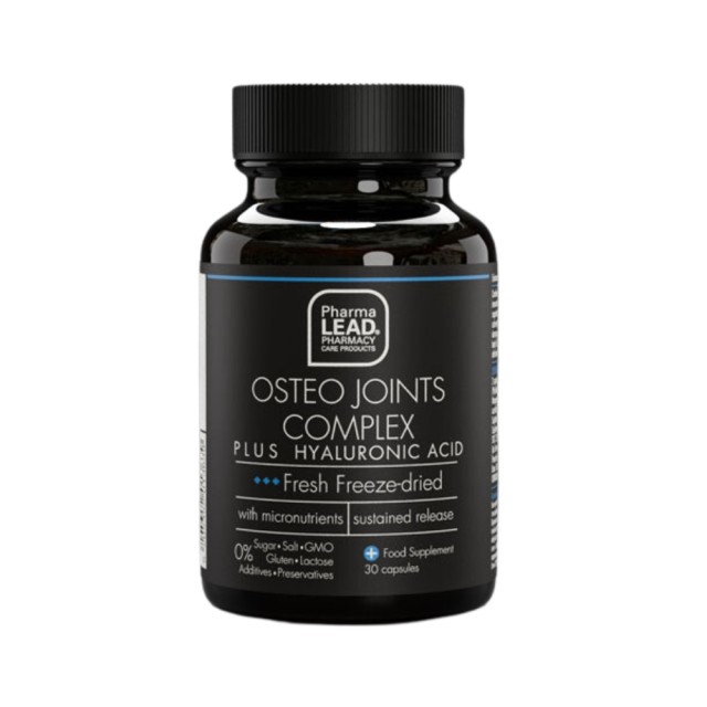 Pharmalead Black Range Osteo Joints Complex Plus Hyaluronic Acid 30caps (Συμπλήρωμα Διατροφής για την Ενίσχυση των Αρθρώσεων)