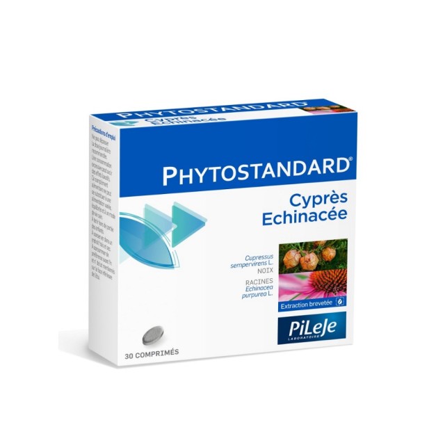 Pileje Phytostandard Cypres Echinacee 30tabs (Συμπλήρωμα Διατροφής για Αντιιϊκή Δράση & Ανοσοδιέγερσ