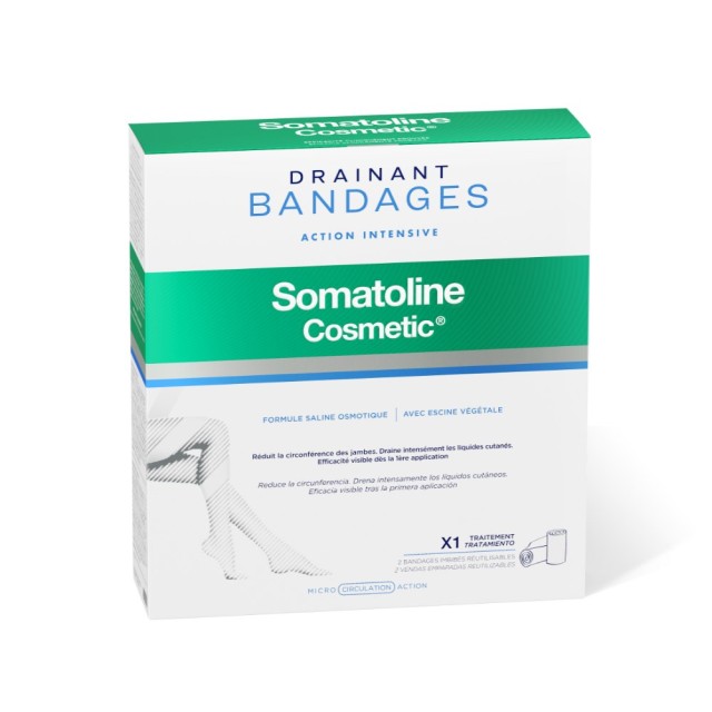 Somatoline Cosmetic Bandages (Επίδεσμοι Αποσυμφόρησης - Δραστική Αγωγή Σμίλευσης)