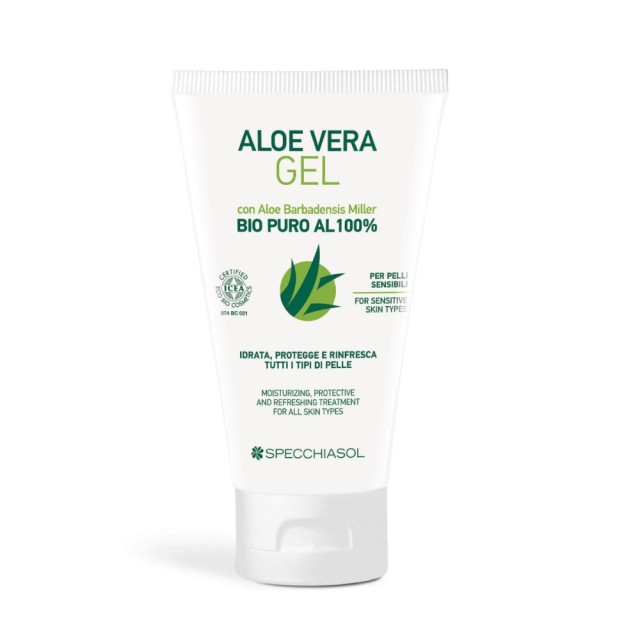 Specchiasol Aloe Vera Gel 150ml (Καθαρό Τζελ Αλόης για Θρέψη & Ενυδάτωση της Επιδερμίδας)