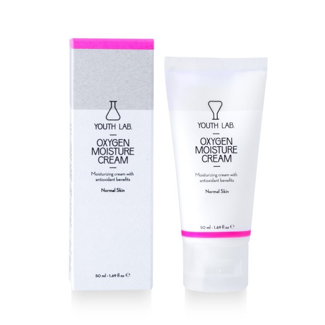 YOUTH LAB Oxygen Moisture Cream 50ml (24ωρη Ενυδατική Κρέμα για Κανονική Επιδερμίδα)