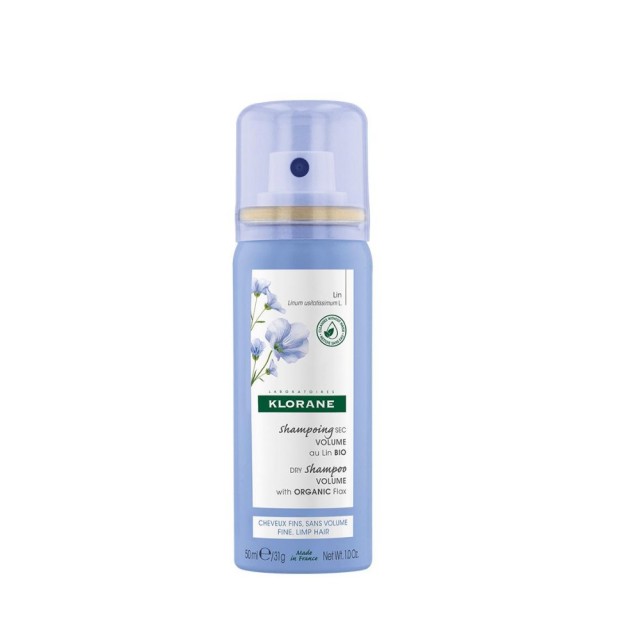 Klorane Linum Dry Shampoo Volume 50ml (Ξηρό Σαμπουάν με Λινάρι για Όγκο)