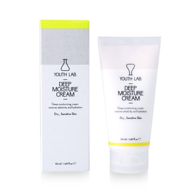 YOUTH LAB Deep Moisture Cream Dry/Sensitive Skin 50ml (Ενυδατική Κρέμα Θρέψης για Ξηρή/Ευαίσθητη Επιδερμίδα)
