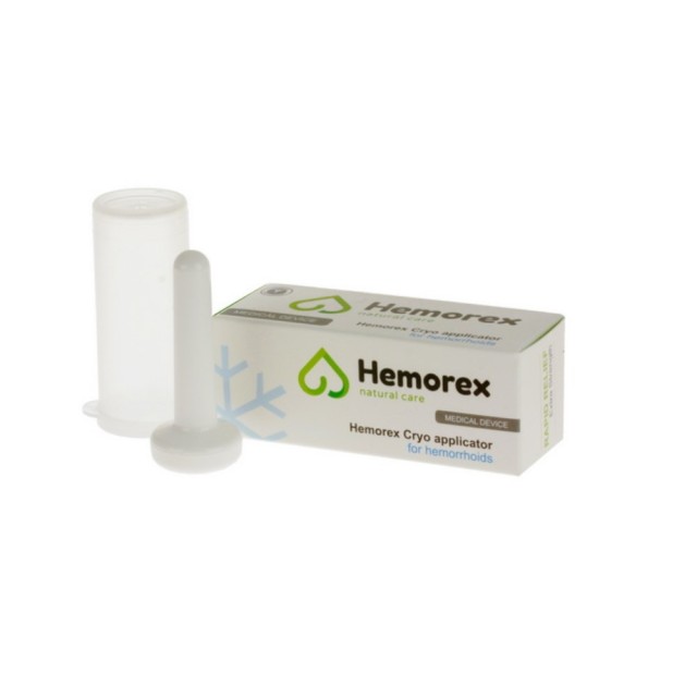 Hemorex Επαναχρησιμοποιούμενο Υπόθετο Κρυοθεραπείας Αιμορροΐδων 1τμχ