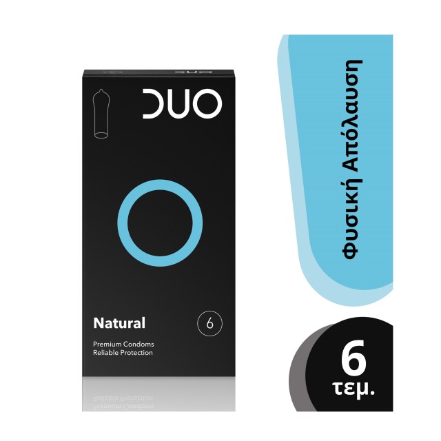 Duo Natural Premium Condoms 6pcs (Κλασσικά Προφυλακτικά 6τεμ)