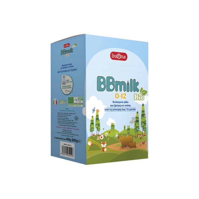 Buona BBmilk Bio 800gr (Βιολογικό Βρεφικό Γάλα σε Σκόνη 0-12μ)