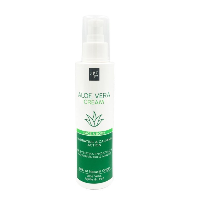 Ag Pharm Aloe Vera Cream 150ml (Κρέμα Εντατικής Ενυδάτωσης Προσώπου & Σώματος με Φυσική Αλόη)