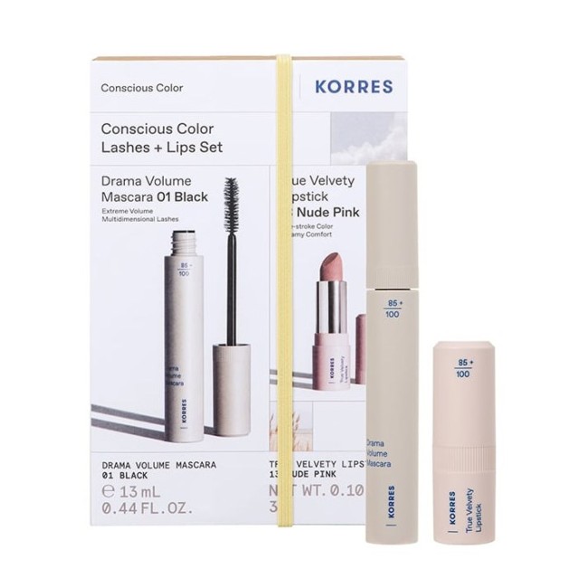 Korres SET Conscious Color Lashes & Lips Set