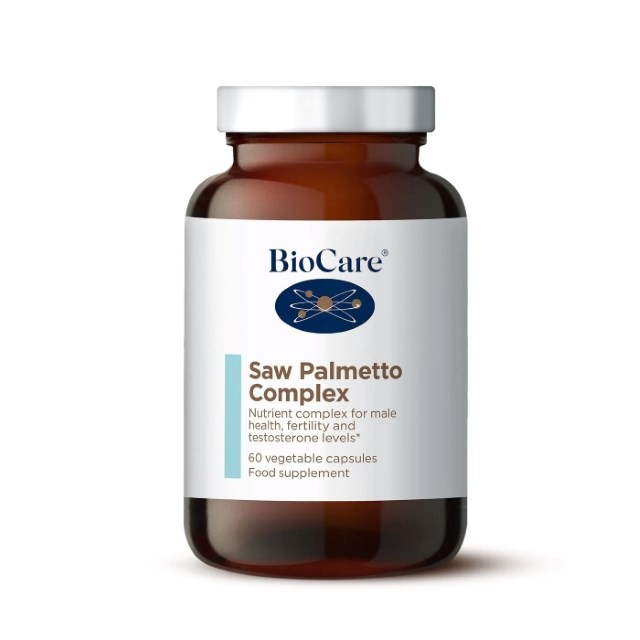 BioCare Saw Palmetto Complex 60caps (Συμπλήρωμα Διατροφής για την Υποστήριξη της Ανδρικής Γονιμότητας & την Ισορροπημένη Παραγωγή Τεστοστερόνης)