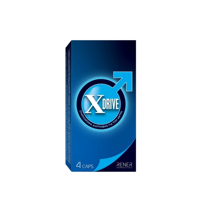 Rener X Drive 4caps (Συμπλήρωμα Διατροφής για Ανδρική Σεξουαλική Τόνωση)