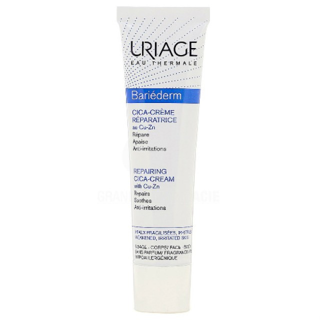 Uriage Bariederm Cica Creme 40ml (Επουλωτική - Αναπλαστική Κρέμα) 