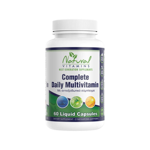Natural Vitamins Complete Daily Multivitamin 60caps (Συμπλήρωμα Διατροφής με Πολυβιταμίνες)