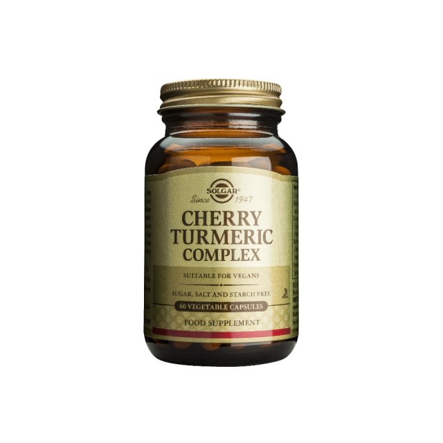 Solgar Cherry Turmeric Complex 60caps (Φόρμουλα Φυτικών Εκχυλισμάτων με Αντιοξειδωτική Δράση 60ταμπ)