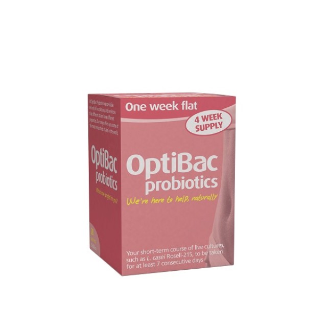 Optibac Probiotics One Week Flat 28sachets (Για Επίπεδη Κοιλιά)