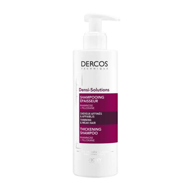 Vichy Dercos Densi-Solutions Shampoo 250ml (Σαμπουάν Πυκνότητας για Αδύναμα - Λεπτά Μαλλιά) 