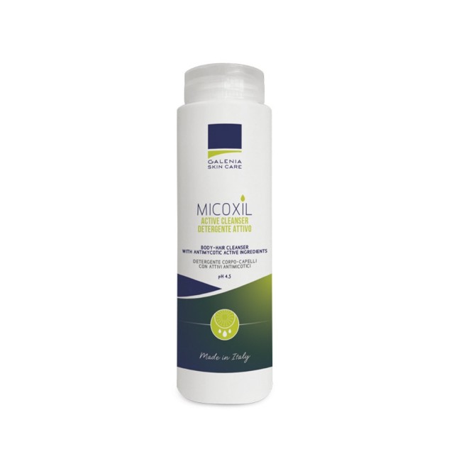 Galenia Skin Care Micoxil Active Cleanser 250ml (Αντιμυκητιασικό Καθαριστικό Σώματος, Προσώπου & Τριχωτού Κεφαλής)