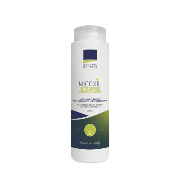 Galenia Skin Care Micoxil Active Cleanser 250ml (Αντιμυκητιασικό Καθαριστικό Σώματος, Προσώπου & Τρι