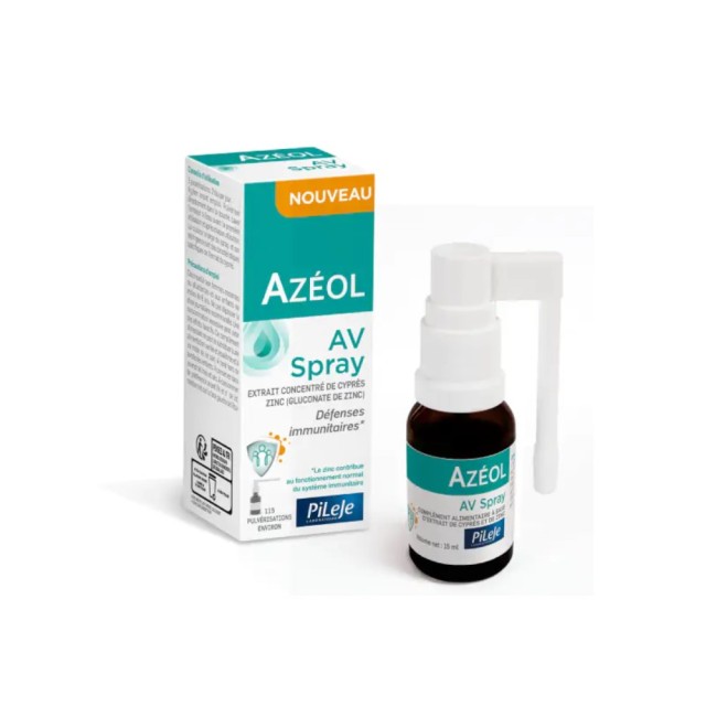 Pileje Azeol AV Spray 15ml (Σπρέι για το Λαιμό για Συνάχι & Καταρροή)