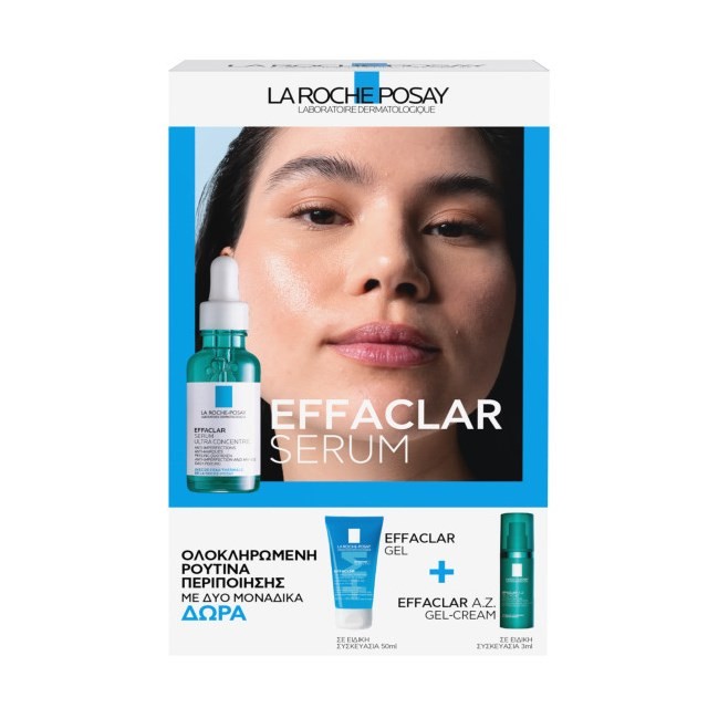 La Roche Posay SET Effaclar Serum 30ml & ΔΩΡΟ Effaclar Gel 50ml & Anthelios UVMUNE 400 Oil Control Fluid SPF50+ 3ml (ΣΕΤ Περιποίησης Κατά των Ατελειών)
