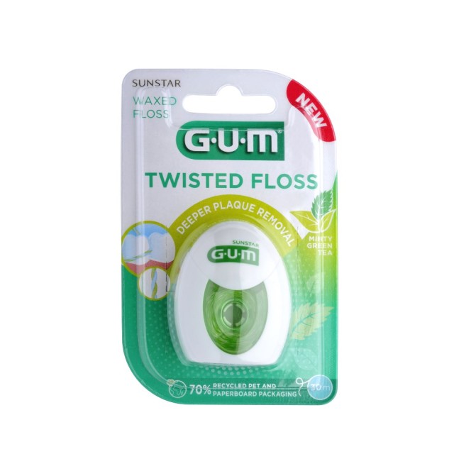 Gum 3500 Twisted Floss Green Tea & Mint 30m