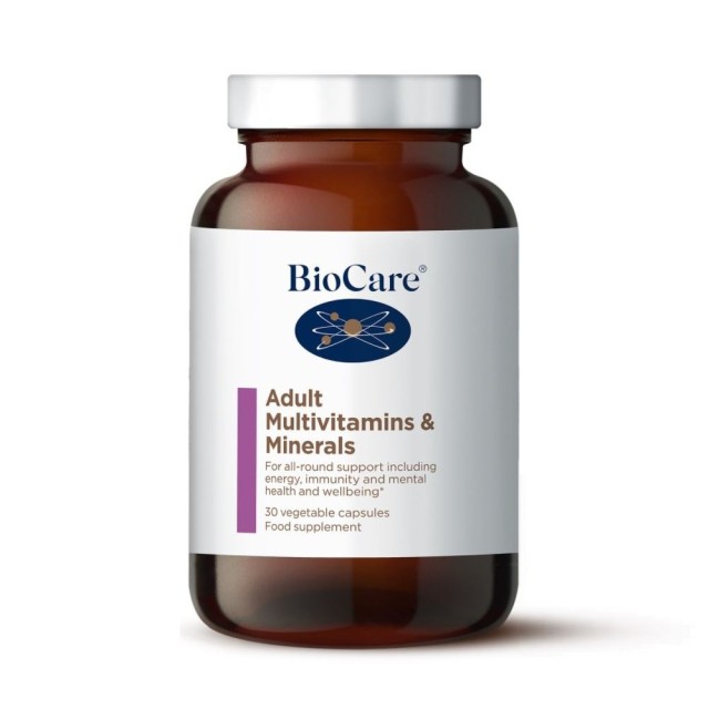 BioCare Adult Multivitamins & Minerals 30caps (Συμπλήρωμα Διατροφής με Πολυβιταμίνες για Ενίσχυση του Ανοσοποιητικού Συστήματος)