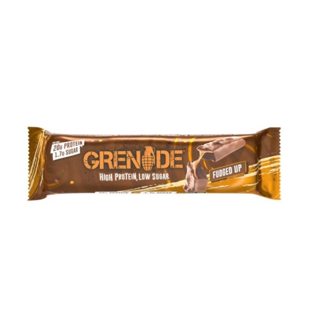 Grenade Fudged Up Protein Bar 60gr (Μπάρα Υψηλής Πρωτεΐνης με Γεύση Σοκολάτα & Καραμέλα)