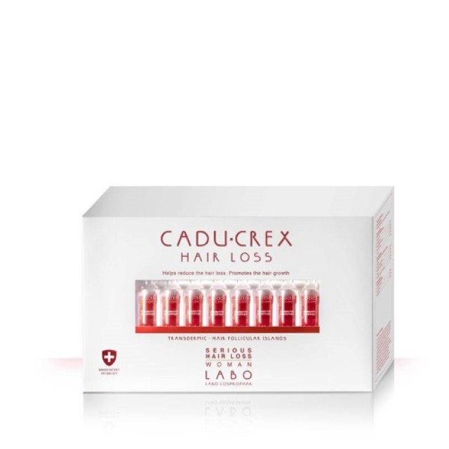 Labo Caducrex Serious Woman 40αμπούλες (Αγωγή για Γυναίκες με Προχωρημένη Τριχόπτωση)