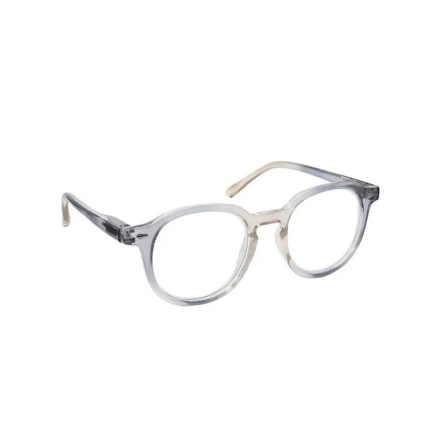 EyeLead Reading Glasses Round Clear Ε233 (Gradation +0.75)