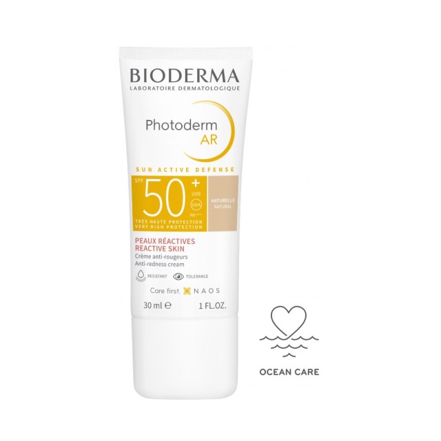 Bioderma Photoderm AR SPF50+ Natural Colour 30ml (Αντηλιακή Κρέμα Προσώπου με Χρώμα Kατά της Eρυθρότ