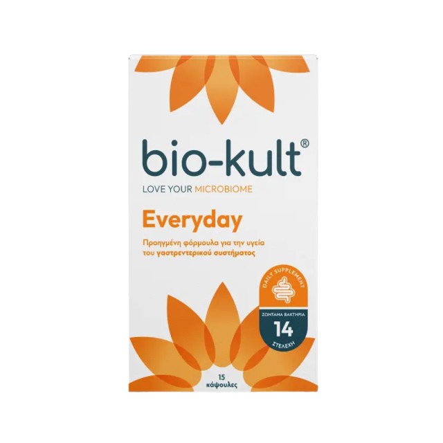 Bio-Kult Everyday 15caps (Προηγμένη Φόρμουλα Προβιοτικών για την Υγεία του Πεπτικού & Ανοσοποιητικού Συστήματος)