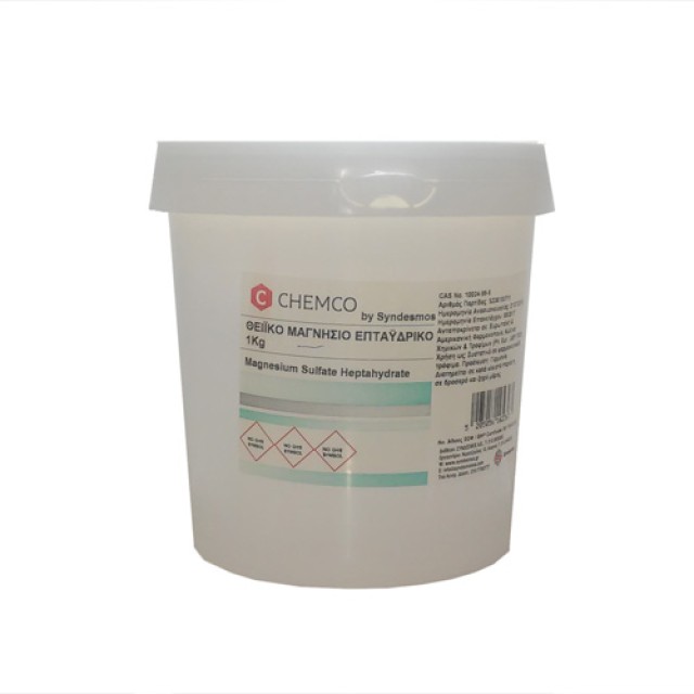 Chemco Θειϊκό Μαγνήσιο Επταϋδρικό 1kg (Epsom Salt)