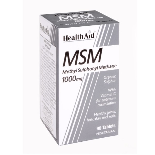Health Aid Msm 1000mg 90 tab (Αρθρώσεις - Αθλητές)