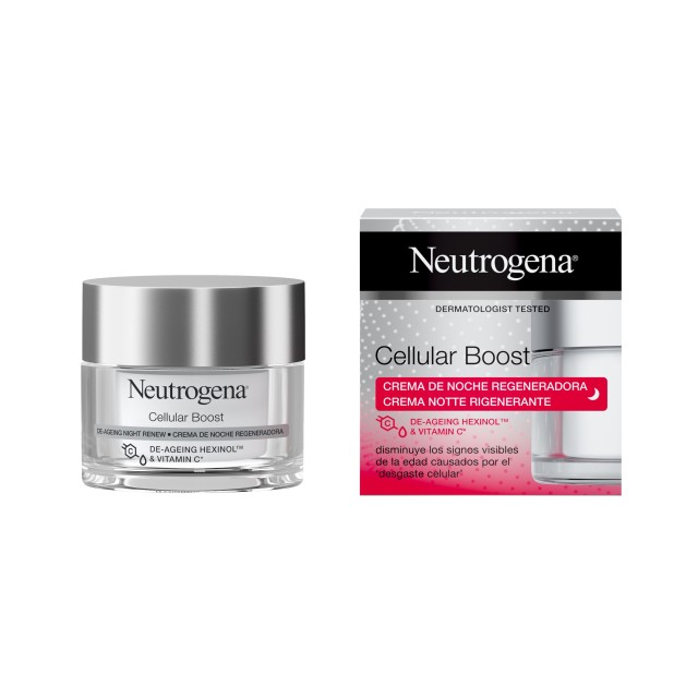 Neutrogena Cellular Boost De-Ageing Night Renew 50ml (Αντιγηραντική Kρέμα Νυκτός)