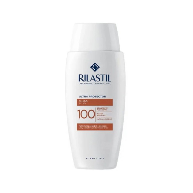 Rilastil Ultra Protector 100 Fluid 75ml (Αντηλιακό Γαλάκτωμα Εξειδικευμένης Προστασίας για Ευαίσθητη Επιδερμίδα με Τάση Ερυθρότητας) 