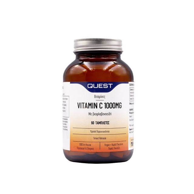 Quest Vitamin C 1000mg Timed Release 60tabs (Συμπλήρωμα Διατροφής με Βιταμίνη C)