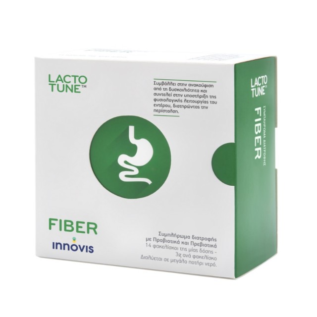 Innovis Health Lactotune Fiber 14x3gr (Συμπλήρωμα Διατροφής για Ανακούφιση από τη Δυσκοιλιότητα) 