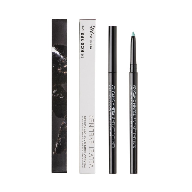 Korres Volcanic Minerals Velvet Eyeliner No35 Vanilla Mint (Μηχανικό Mολύβι Mατιών No35 με Χρώμα Μέντα)