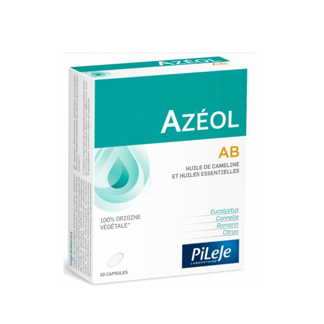 Pileje Azeol AB 30caps (Συμπλήρωμα Διατροφής για Προστασία από Λοιμώξεις του Αναπνευστικού)