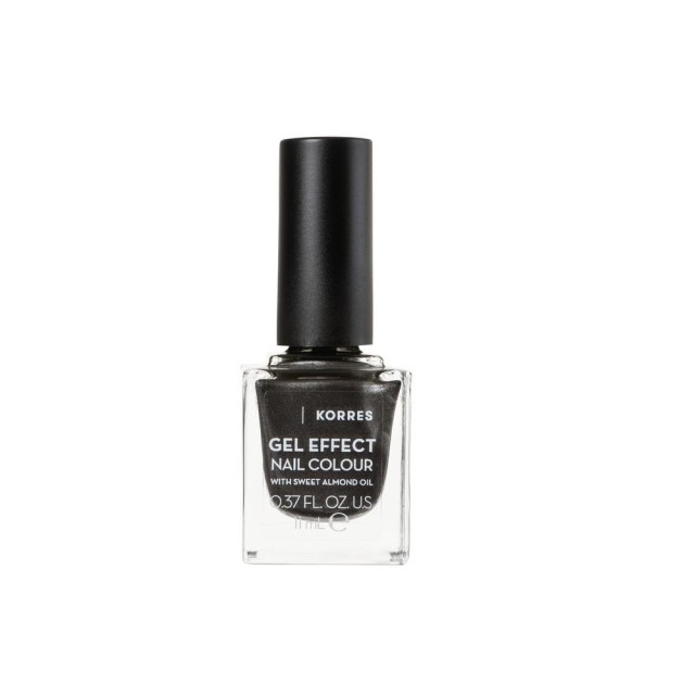 Korres Gel Effect Nail Colour No96 Moonstone Grey 11ml (Ημιμόνιμο Βερνίκι Νυχιών με Αμυγδαλέλαιο - Σ