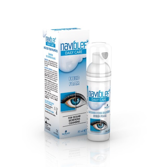 Naviblef Daily Care Foam 50ml (Αντιφλεγμονώδης Αφρός Καθαρισμού Ματιών)