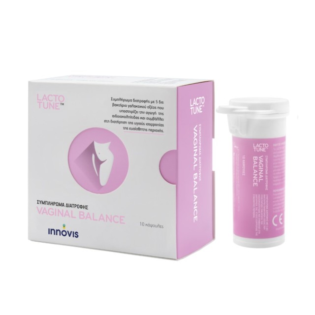 Innovis Lactotune Vaginal Balance 10caps (Συμπλήρωμα Διατροφής για την Υγεία του Κόλπου)